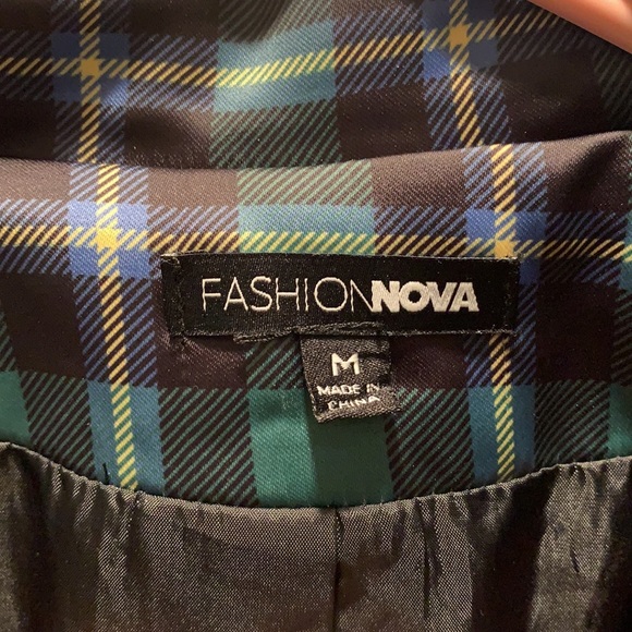 Fashion Nova plaid blazer - Picture 2 of 4